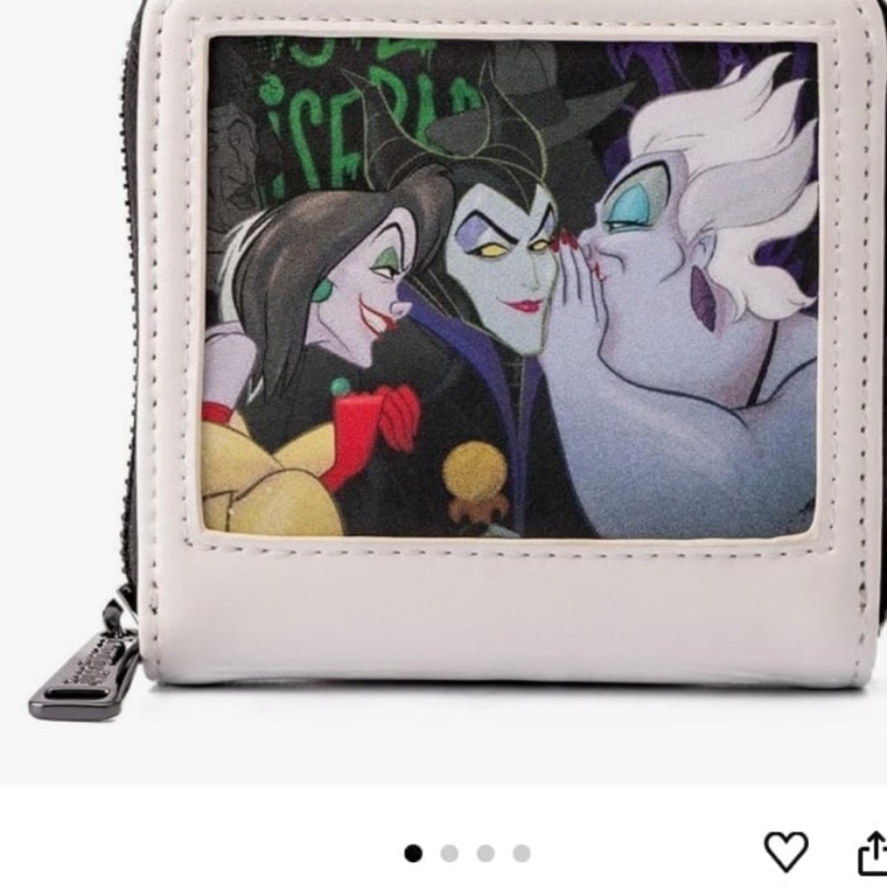 Disney Villains White Wallet